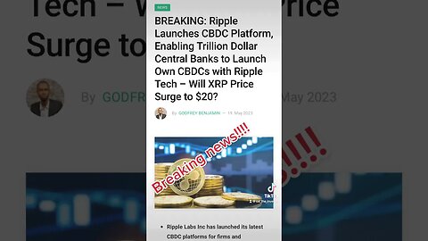 #Ripple keeps making moves!!! #cryptocurrency #cryptonews #investing #crypto #xrpripple #btc #xrp