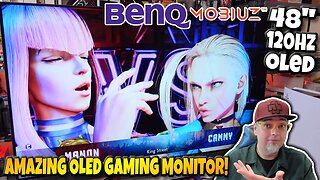 This 48 Inch 120Hz OLED GAMING Monitor Is AMAZING! BenQ Mobiuz EX480UZ & Some Cheaper Options!