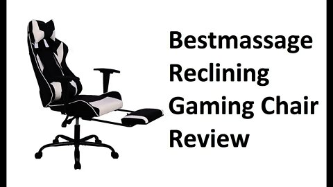 bestmassage gaming racing office chair chair unboxing review and assembly