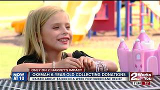 Local 6-year-old gives savings to Harvey victims
