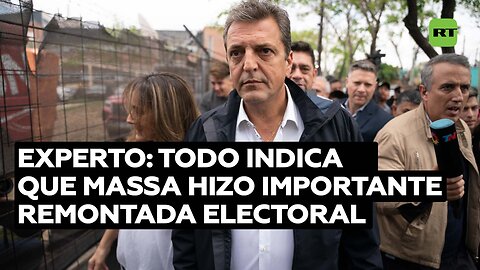 Experto: "Todo parecería indicar que hubo una remontada importante del candidato Sergio Massa"