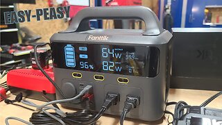 Small And Very Portable 300-Watt Power Station & 100-Watt IP65 Solar Panel | Fanttik Evo 300