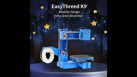 K9 Mini 3D Printer Easy to Use Entry Level Gift