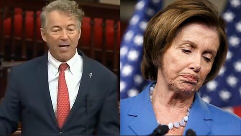 "PELOSI IS A CLOWN " RAND PAUL GETS UP AND HUMILIATES NANCY PELOSI DURING FIERY SPEECH