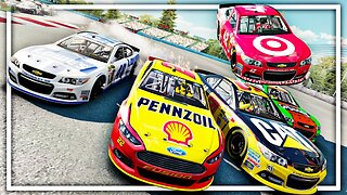 KYLE LARSON FULL SEND AT WATKINS GLEN // NASCAR '14 Season Ep. 23