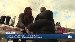 "Give Cold Feet the Boot" gives kids new boots and socks