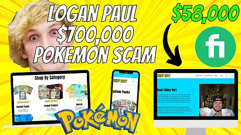 I BUILT A $58,000 POKEMON WEBSITE + Logan Paul $700,000 Pokemon scam!