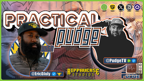 🟡 Practical Pudge Ep 18 w Eric July | Rippaverse Comics & Community | How to Grow a Brand