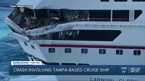 Carnival Legend based in Tampa collides with cruise ship in Mexico