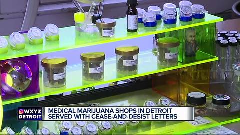 Medical marijuana shops in Detroit operating without authorization from state