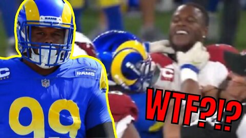 Aaron Donald Could Be SUSPENDED For Fight In Rams Blowout Over Cardinals | Budda Baker HUGE Injury