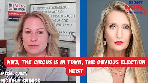 DEC 4, 2023 RIGHT NOW W/ANN VANDERSTEEL WW3, THE CIRCUS IS IN TOWN, THE OBVIOUS ELECTION HEIST