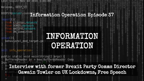 IO Episode 37 - Interview with Gawain Towler, Former Brexit Party Comms Director