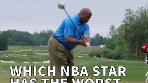 Which NBA Star Has The Worst Golf Swing?