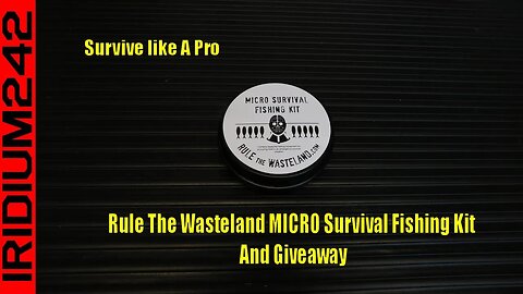 Survive like a Pro with this MICRO Survival Fishing Kit And Giveaway!