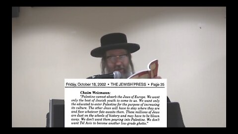 Judaism IS NOT Zionism - The History of Jewish Opposition to Zionism