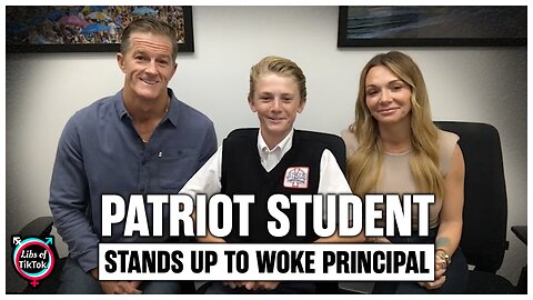 Patriot Student Stands Up To Woke Principal Who Banned His Speech