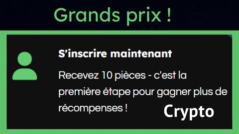 Gagner crypto monnaie gratuite opportunité crypto site tuto