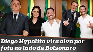 Diego Hypolito vira alvo por foto ao lado do presidente Bolsonaro