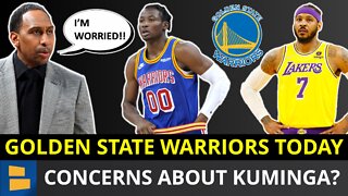 Warriors Rumors: Stephen A Smith CONCERNED About Jonathan Kuminga + Carmelo Replacing Iguodala?