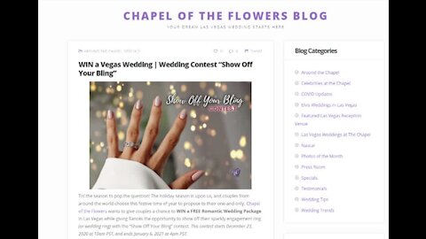 Win a wedding in Las Vegas