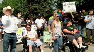 Disability Demonstrators Advocate for Accessibility