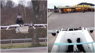 Jovem desloca-se de banheira voadora até loja na Alemanha