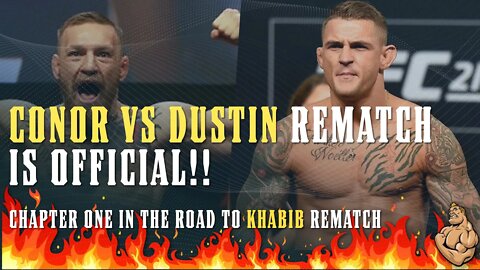 McGregor vs Poirier is OFFICIAL!! The Road Back to Khabib Starts HERE for McGregor