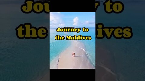 Journey to the Maldives #shorts #travel #maldives