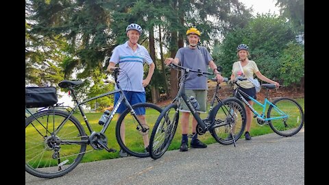 2021 Surprised our Dad with a new Trek Verve 2 Bicycle
