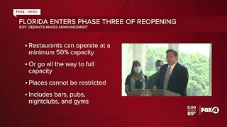 Florida enters phase three of reopening