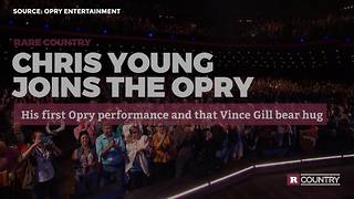 Chris Young joins The Grand Ole Opry | Rare Country