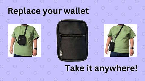 Brixley Crossbody Bag - Replace your wallet, take it anywhere!