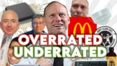 OVERRATED UNDERRATED - Jeff Bezos Rocket, McDonalds, Drake and more