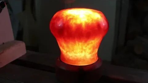 Wood Turning a Lava Lamp