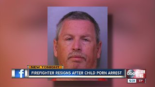 Polk County firefighter arrested for child pornography; immediately resigns