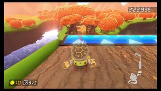 Mario Kart 8 Deluxe DLC Wave 3 Time Trials - Wii Maple Treeway (150cc) - 2:32.199