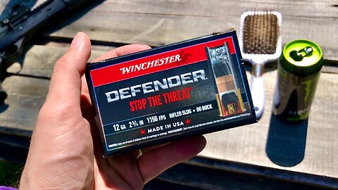 Winchester Defender/PDX1 12 Gauge Slug + 00 Buck Range Testing