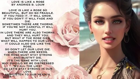 Love is like a rose - By Andries B. Louw
