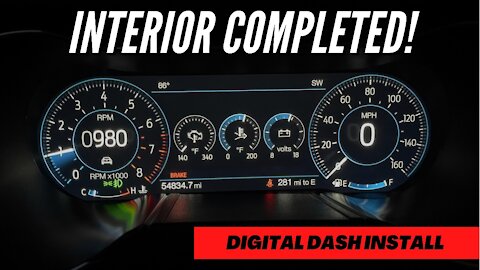 S550 Mustang Digital Dash Install ***INTERIOR COMPLETED!***