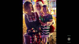 Took my nieces to see Santa tonight