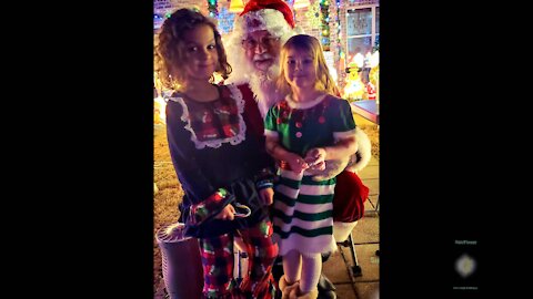 Took my nieces to see Santa tonight