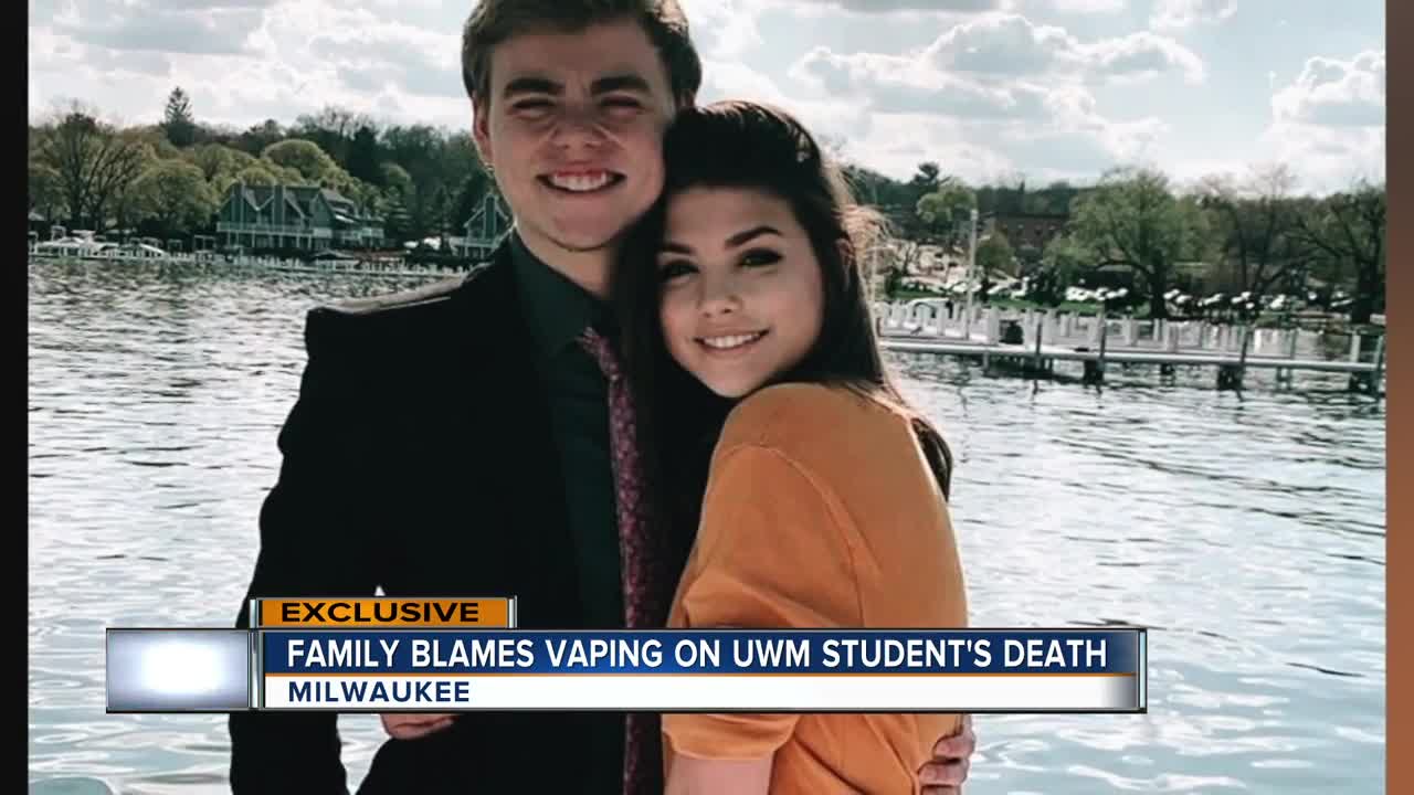 Family blames 'vaping' on UWM student's death