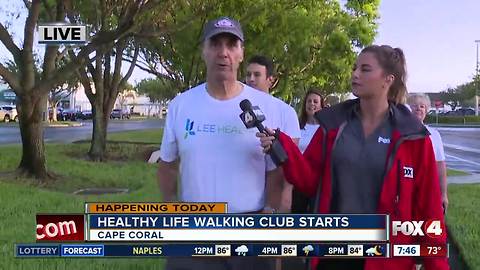 Lee Health Wellness Center launches morning walking club