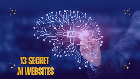 13 secret websites powered by AI to finish hours of work in seconds#chatgpt #artificialintelligence
