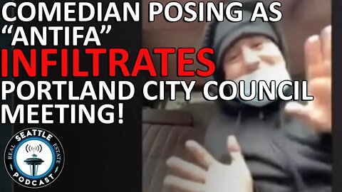 The Faux Antifa: A comedian in disguise infiltrates Portland City Council Meeting