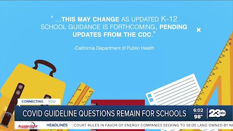 COVID-19 Guidelines for schools could change this fall