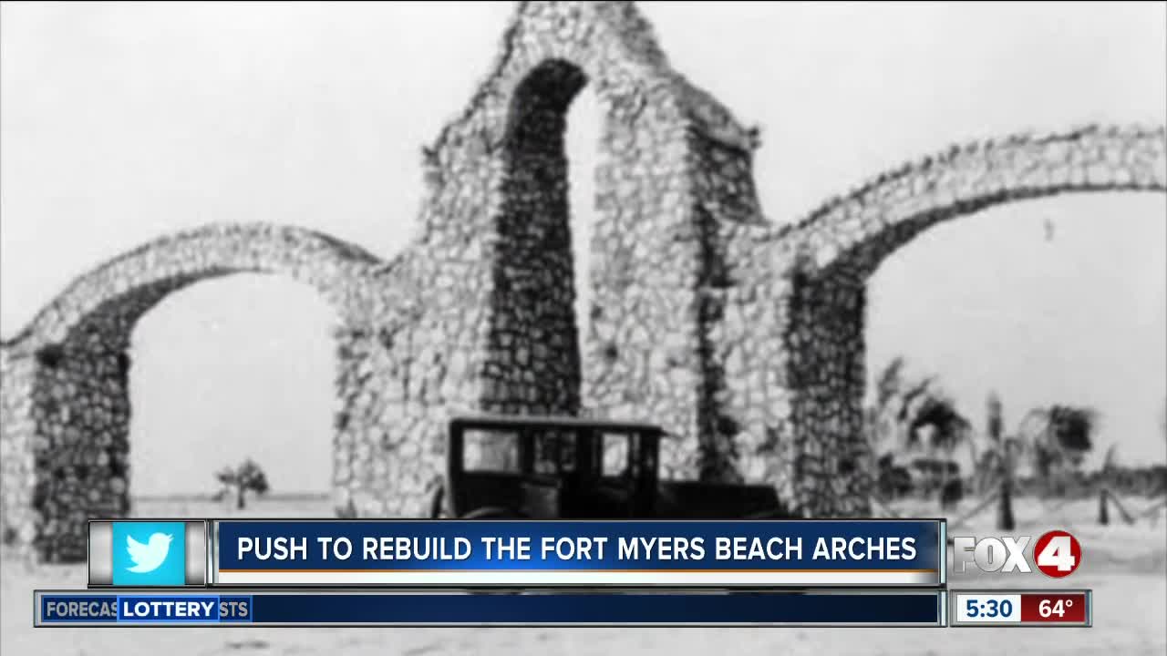 County set to discuss rebuilding Fort Myers Beach arches