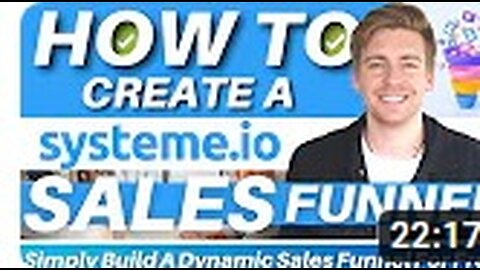 How to Create a Sales Funnel for Free in 20 Minutes (Systeme io)