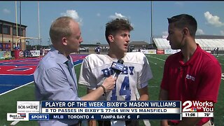 FNL Player of the Week: Bixby's Mason Williams